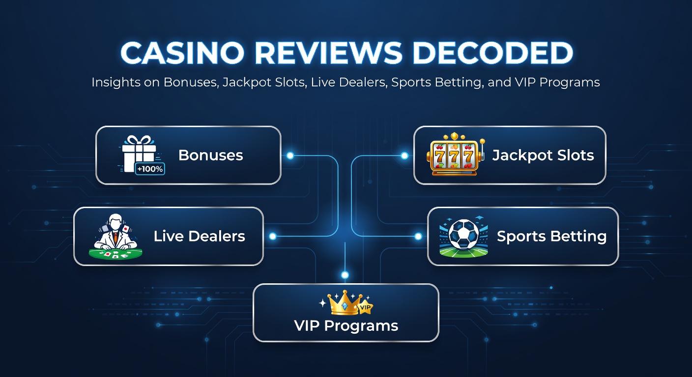 Bunte Darstellung von Casino-Elementen wie Slots, Karten und Sportwetten-Symbolen, die die Vielfalt moderner Online-Casinos illustrieren