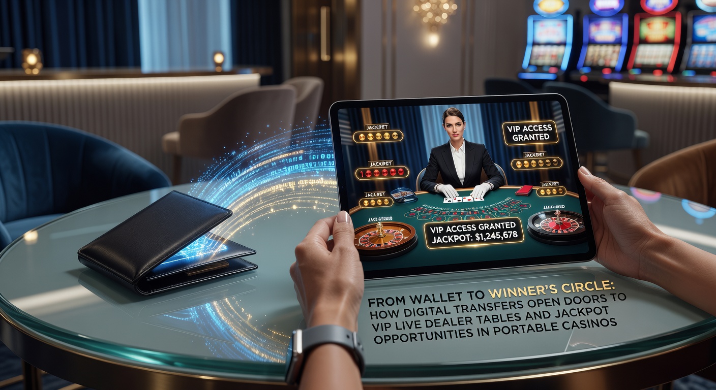 Digitale Zahlungen ermöglichen schnellen Zugang zu VIP-Tischen und Jackpots in mobilen Casinos