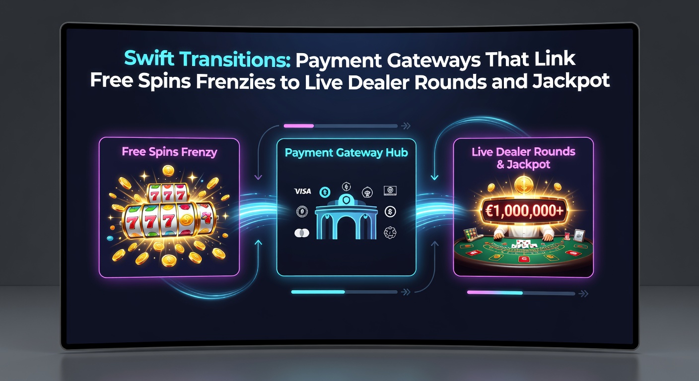 Visuelle Darstellung von Jackpot-Slots, die sich mit Sportwetten-Visualisierungen und schnellen Zahlungssymbolen verbinden
