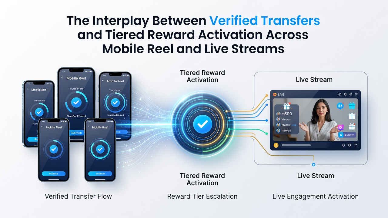 Live-Märkte und mobile Reel-Spiele mit aktivierten Belohnungsstufen durch Transfers